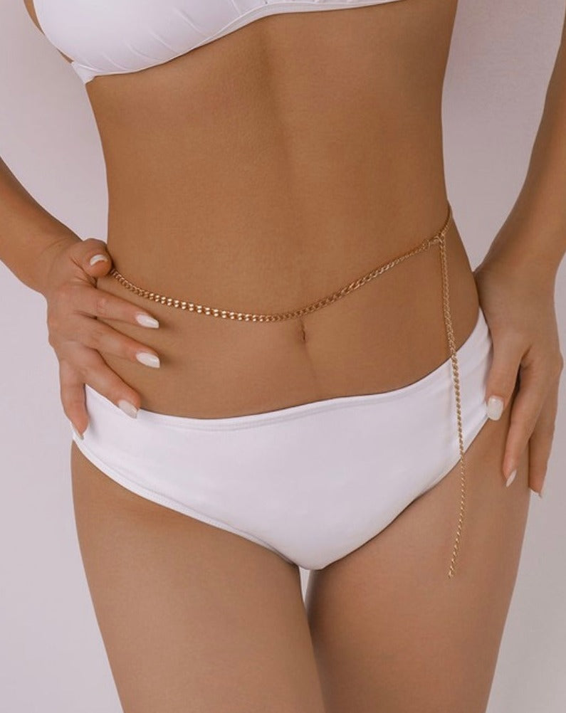 Golden Body Chain Belt - Main Image